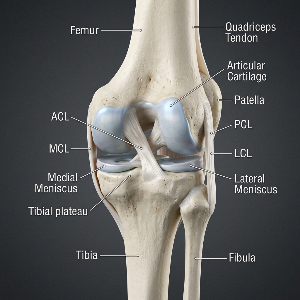 Anterior Knee Anatomy & Joint Capsule